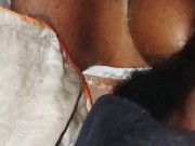 CHOCOLATE NIPS GETS SLURPED AND LICKED BY GORILLA P!!!!!!!!! 9/16