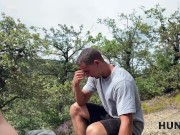 HUNT4K. A bike ride ended up as a perfect outdoor deepthroat and sex 14/16