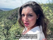 HUNT4K. A bike ride ended up as a perfect outdoor deepthroat and sex 7/16