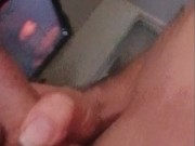 I wake up so hard and it doesn't go down! This cock needs a nice fat wet pussy! 15/16