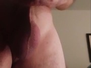 I wake up so hard and it doesn't go down! This cock needs a nice fat wet pussy! 5/16