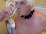 Latvian faggot Armands Lusis is now a toilet slave and drinks his own piss 10/16
