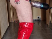 man who like too dressed like whore and cum inside toy! 3/16