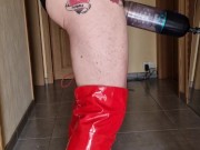 man who like too dressed like whore and cum inside toy! 4/16