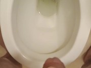 Piss in toilet