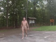 Checking out a public historic site while naked 15/16