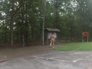 Checking out a public historic site while naked 3/16