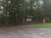 Checking out a public historic site while naked 8/16