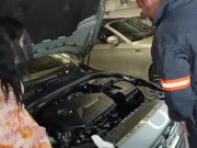Fucking the mechanic to fix my car faster 3/16