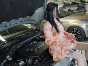 Fucking the mechanic to fix my car faster 6/16