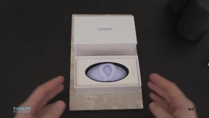 ASIAN BABE MASTURBATING WITH THE "ECHO 2" FROM SVAKOM - ZIAxBITE