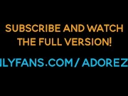 Trailer - Sole gliding footjob handjob combo! Two ruined orgasms!