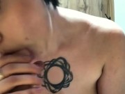 A student trains her deep throat before an exam with a teacher! 11/16