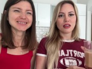 Gina Gerson and Maya rose about hot drinks 14/16