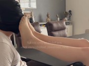 smelly socks and nylon feet make my slave weak! (Full Vid on OF - V329) 12/16