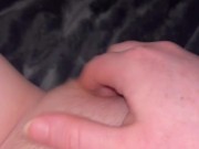 Fingering my ass, cumming and fucking myself with a dildo whilst desperate to pee. 13/16
