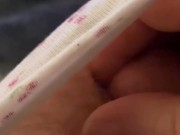 Fingering my ass, cumming and fucking myself with a dildo whilst desperate to pee. 4/16