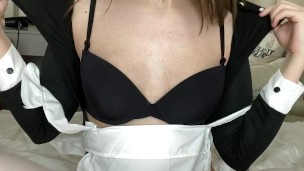 Wet cleaning turned into a full-on pussy session 😻🧼