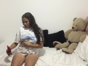 I dildo my pussy and make video for my lover 2/16