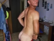 I was so desperate to jerk off that I couldn't take my shorts off. 1/16