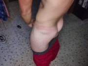 I was so desperate to jerk off that I couldn't take my shorts off. 14/16