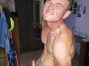 I was so desperate to jerk off that I couldn't take my shorts off.
