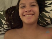 A very pregnant Zaya Cassidy still loves fucking and sucking and getting cum inside her 3/16