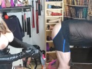 BLONDIE TORMENTS AND STRETCHES HIS ASSHOLE THEN A HARD ANAL PEGGING 10/16
