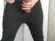 Stand-up oily wank in my thermals with my balls bouncing makes me bust an 8 DAY LOAD! (TRAILER) 2/16
