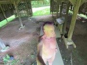 Exploring an old tobacco barn naked 11/16