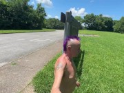 Exploring an old tobacco barn naked 3/16