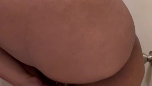 Thick ebony love riding her dildo