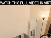 Solo Asian teen Kwini Kim masturbates with a dildo in VR. 14/16