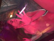 Erotic sensual solo on the glass floor, sexy dance, Sirena Milano, zoom pussy beautiful girl 8/16