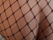 I cummed in my sexy stockinged wife's ass