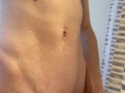 Femboy Edging in shower with Butplug 3/16