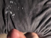 Cumming over my bed after a holiday 14/16