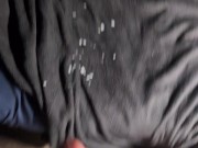 Cumming over my bed after a holiday 16/16