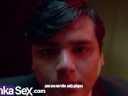 INKA SEX - SQUID GAME FINAL - Vitoria Beatriz Brasilera es follada por el ano por dos ENANOS. 3/16