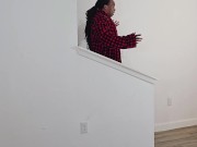 Alex Blair delivers a hot package to Lyric Sky and Dreads Way- Interracial BBC Threesome 1/16