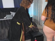 Alex Blair delivers a hot package to Lyric Sky and Dreads Way- Interracial BBC Threesome 7/16