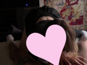 sweet girl deep throats while getting caressed / girl porn 11/16