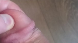 beautiful frenum cock - Purple Jewelry on mt peirced cock-