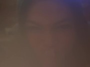 Oops! Cum hit the screen! 5/16