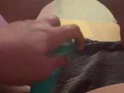 Can’t heIp it but squirt like a fucking fountain when I use my dildo 4/16