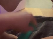 Can’t heIp it but squirt like a fucking fountain when I use my dildo 6/16