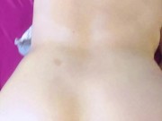 FUCK ME WITH MY HUGE DILDO WHILE I MASTURBATE WITH MY VIBRATOR. 1/16