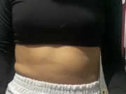 18 year old stepsister with perfect tits playing with my cock 1/16