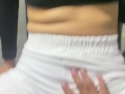 18 year old stepsister with perfect tits playing with my cock 4/16