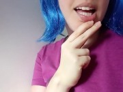 Tocándome con desesperación frente al lente 6/16